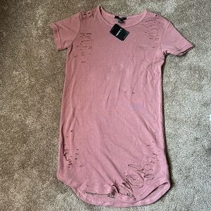 Forever 21 Pink T-shirt Dress